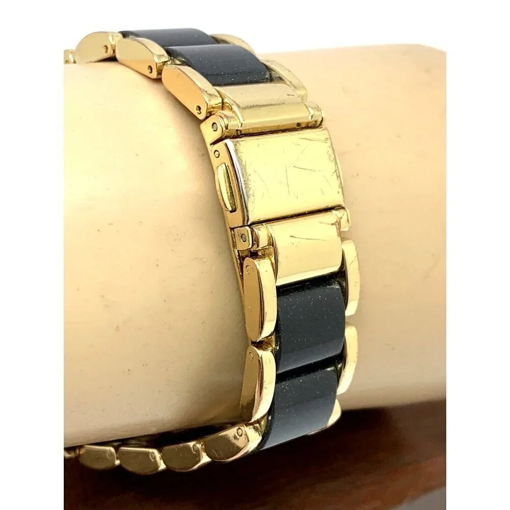 Juicy By Juicy Couture Women's Watch JC/5022 Quartz Black Gold Tone Stee…